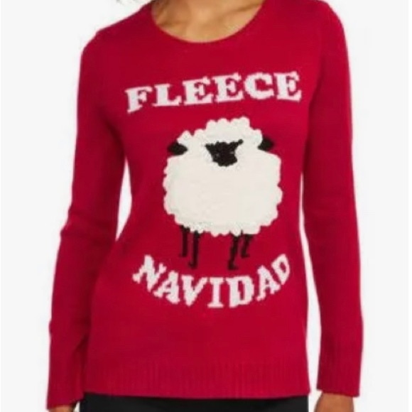 Holiday Time Sweaters - Women’s Fleece Navidad Holiday Sweater